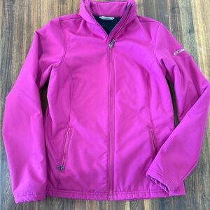 Columbia Fuchsia Softshell Jacket